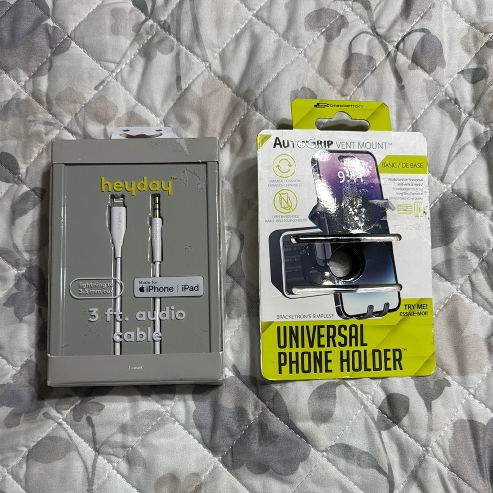 Heyday 3 ft Audio Cable and vent mount